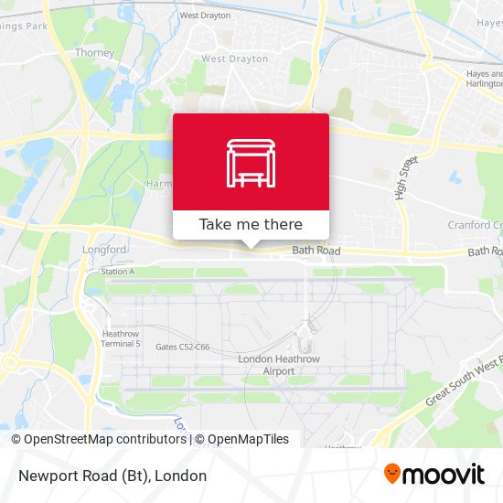 Newport Road  (Bt) map