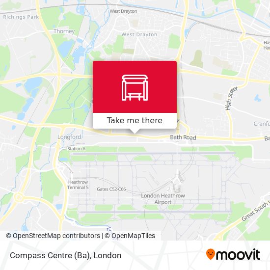 Compass Centre  (Ba) map
