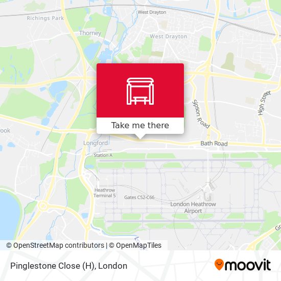 Pinglestone Close  (H) map