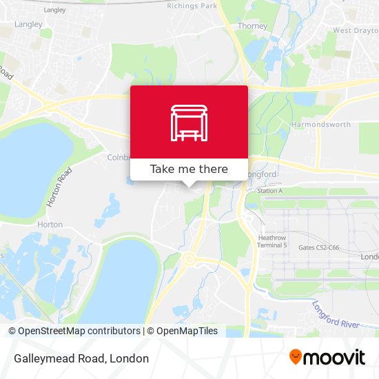 Galleymead Road map