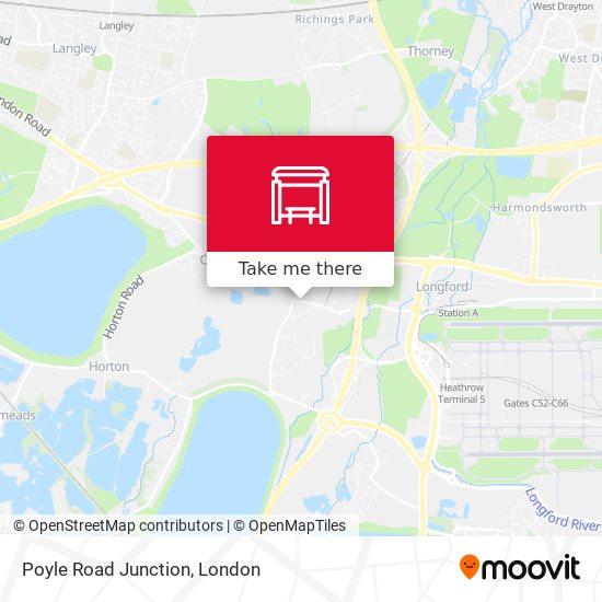 Poyle Road Junction map