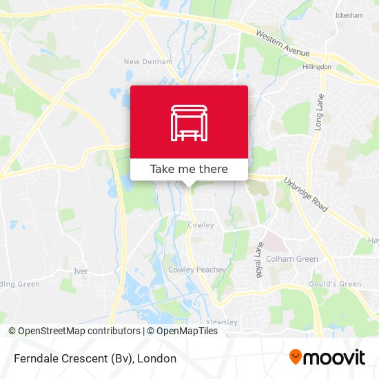 Ferndale Crescent  (Bv) map