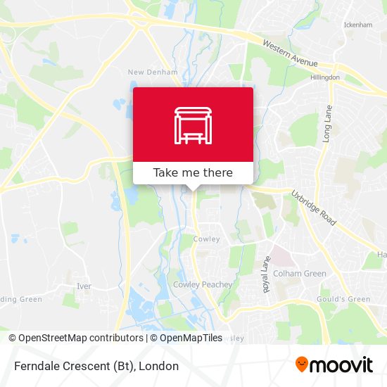 Ferndale Crescent  (Bt) map