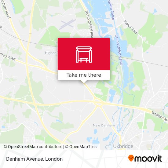 Denham Avenue map