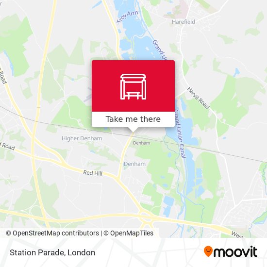 Station Parade map