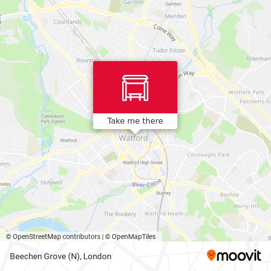 Beechen Grove (N) map