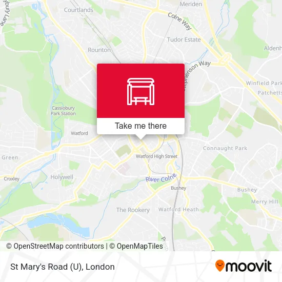 St Mary's Road (U) map