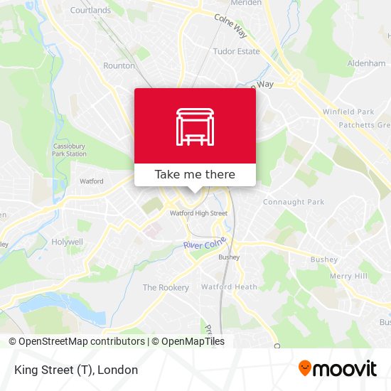 King Street (T) map