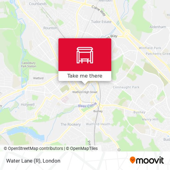 Water Lane (R) map