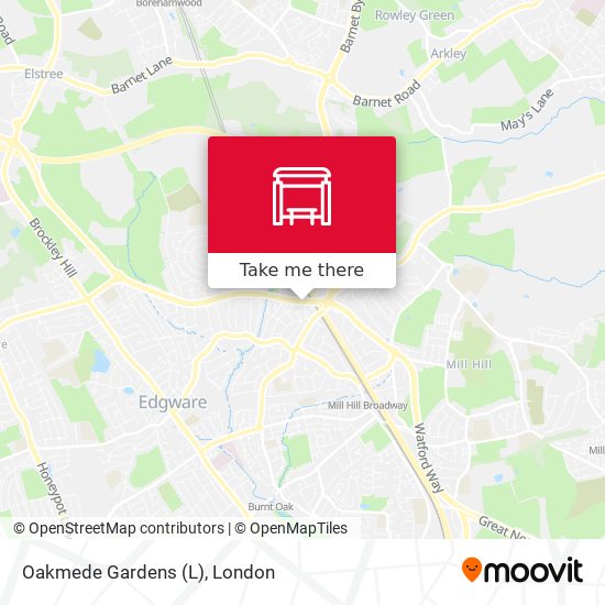 Oakmede Gardens (L) map