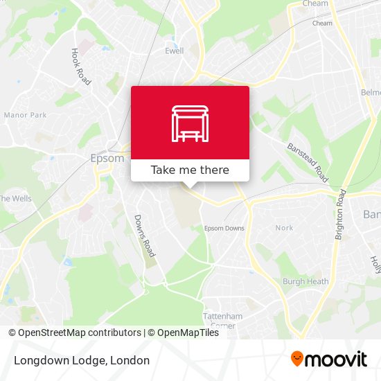 Longdown Lodge map