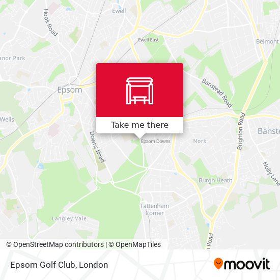 Epsom Golf Club map