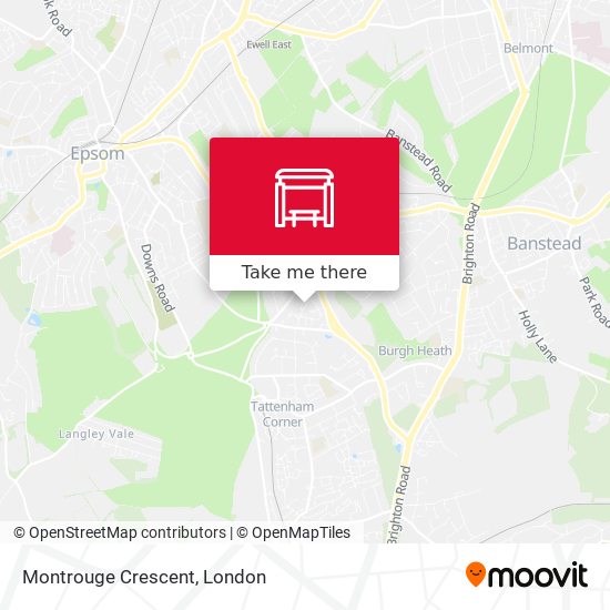 Montrouge Crescent map