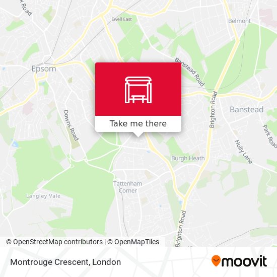 Montrouge Crescent map