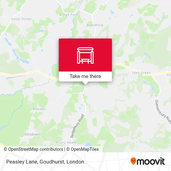 Peasley Lane, Goudhurst stop - Routes, Schedules, and Fares