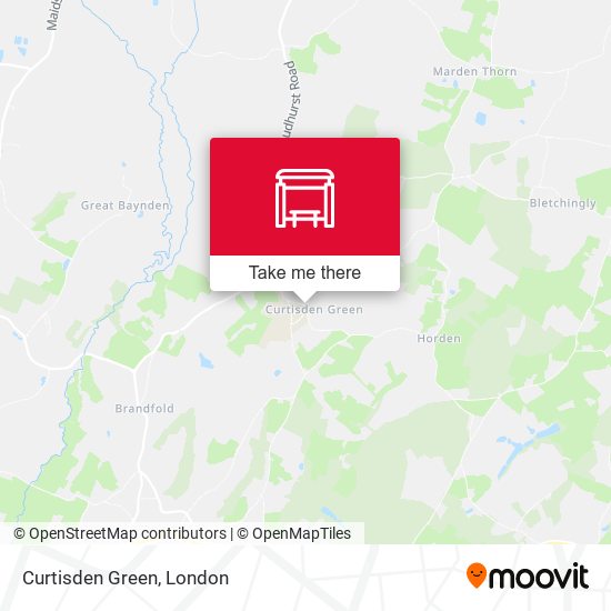 Curtisden Green map