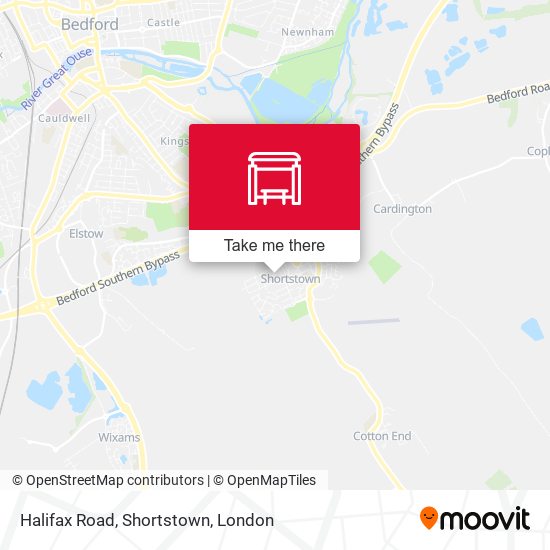 Halifax Road, Shortstown map
