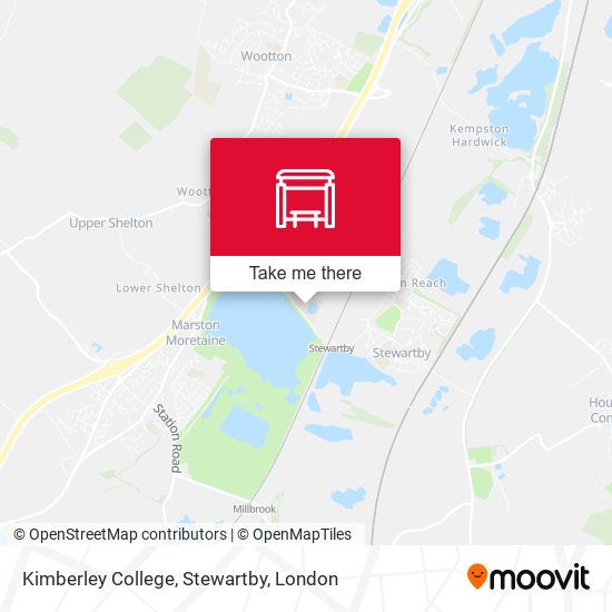 Kimberley College, Stewartby map