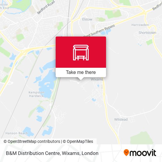 B&M Distribution Centre, Wixams map