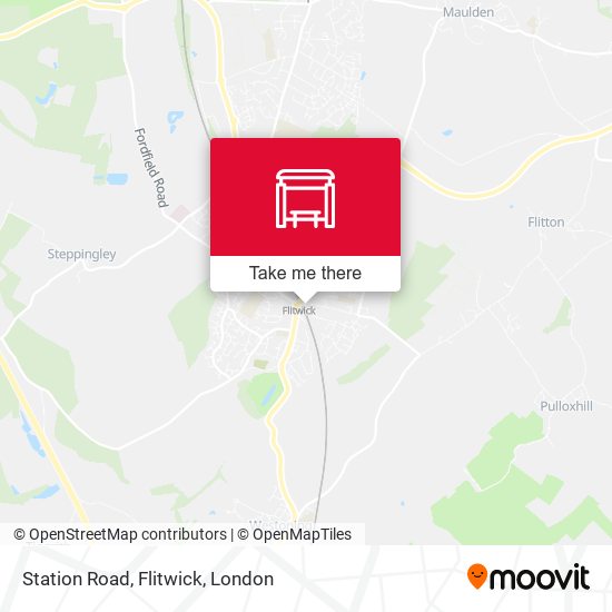 Station Road, Flitwick map