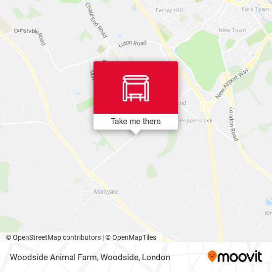 Woodside Animal Farm, Woodside map