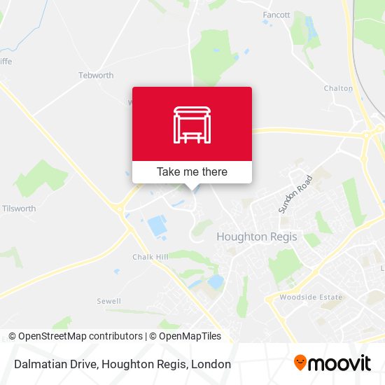 Dalmatian Drive, Houghton Regis map