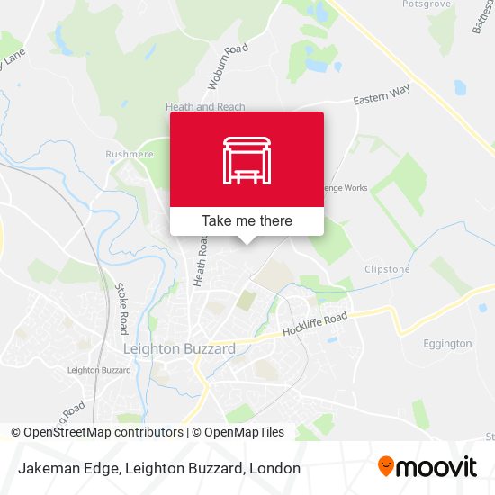Jakeman Edge, Leighton Buzzard map