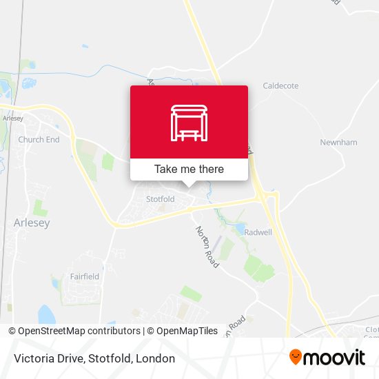 Victoria Drive, Stotfold map