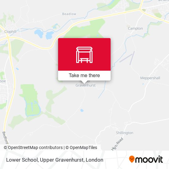 Lower School, Upper Gravenhurst map
