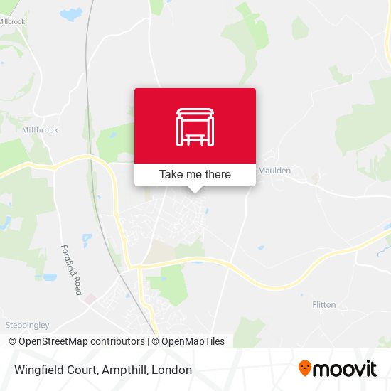 Wingfield Court, Ampthill map