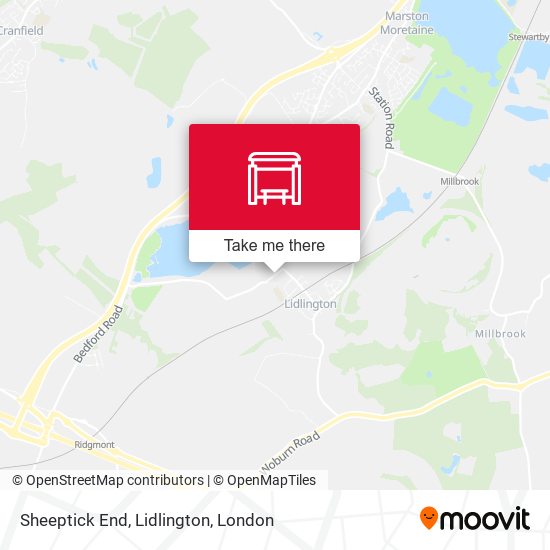 Sheeptick End, Lidlington map