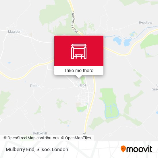 Mulberry End, Silsoe map
