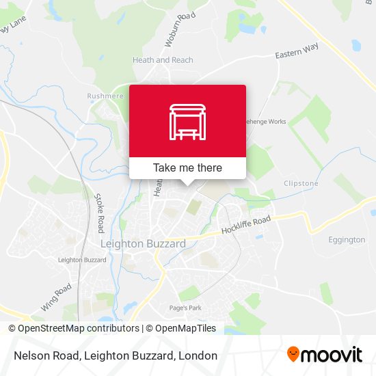 Nelson Road, Leighton Buzzard map