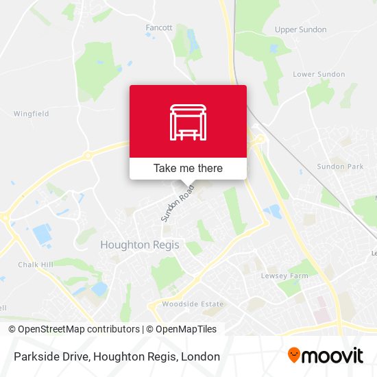 Parkside Drive, Houghton Regis map