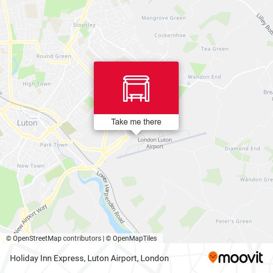 Holiday Inn Express, Luton Airport map