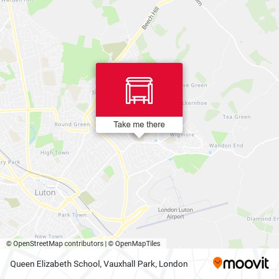 Queen Elizabeth School, Vauxhall Park map