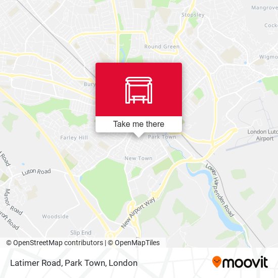 Latimer Road, Park Town map