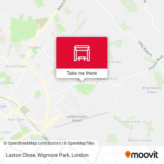 Laxton Close, Wigmore Park map