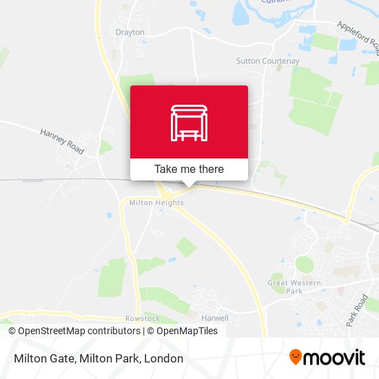 Milton Gate, Milton Park map