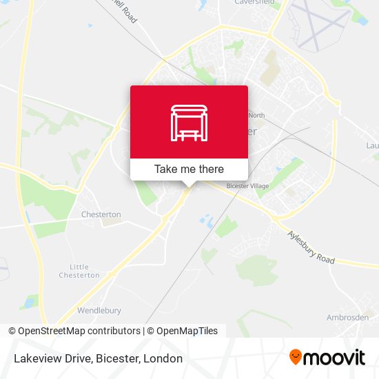 Lakeview Drive, Bicester map