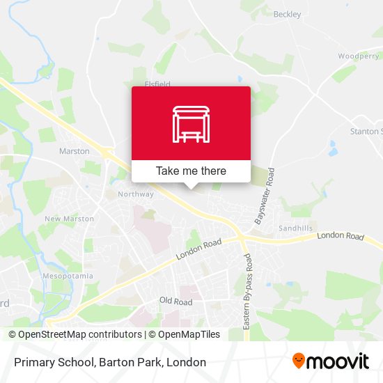 Primary School, Barton Park map