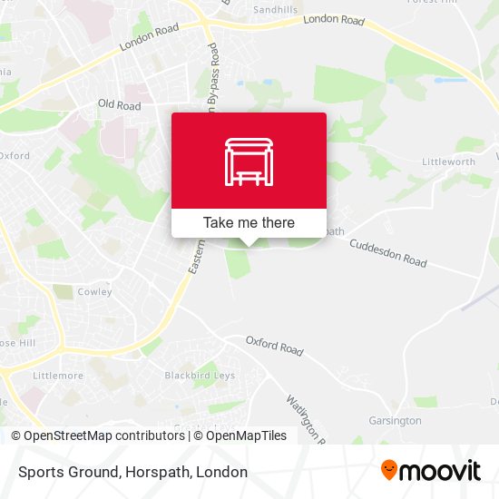 Sports Ground, Horspath map