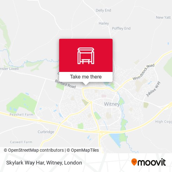 Skylark Way Har, Witney map