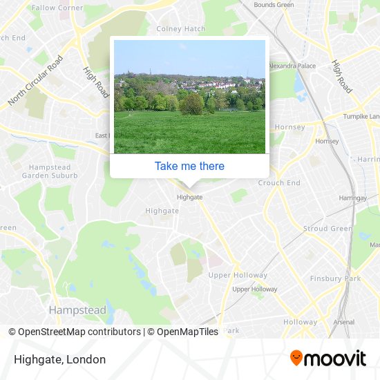 Highgate map