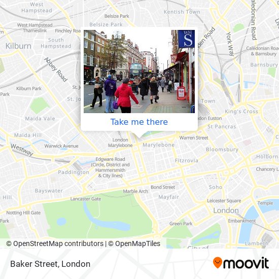 Baker Street map