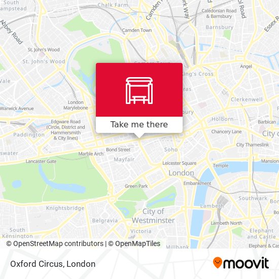 Oxford Circus map