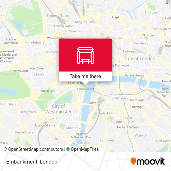 Embankment map