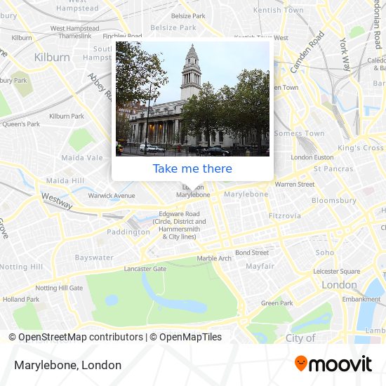 Marylebone map