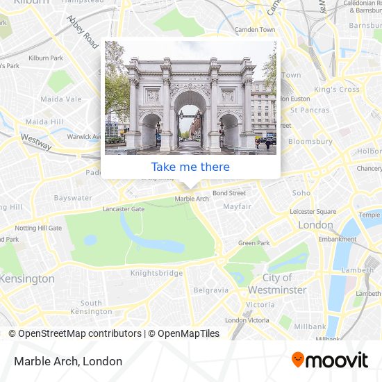 Marble Arch map