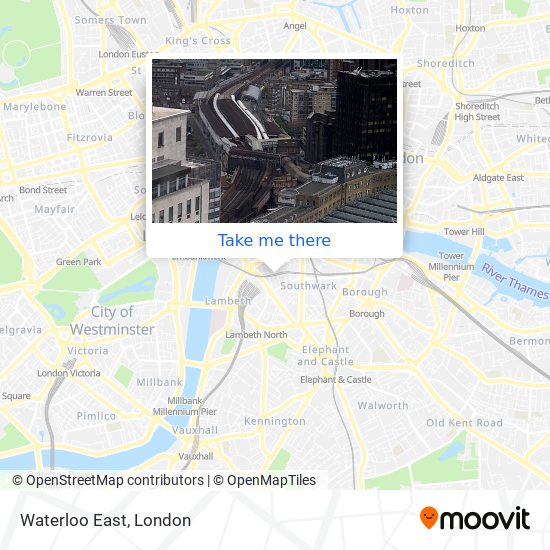 Waterloo East map